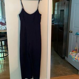 Dark blue jump suit